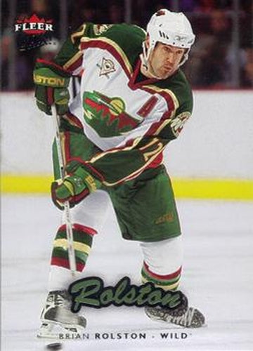 #100 Brian Rolston - Minnesota Wild - 2006-07 Ultra Hockey