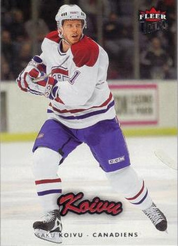 #102 Saku Koivu - Montreal Canadiens - 2006-07 Ultra Hockey