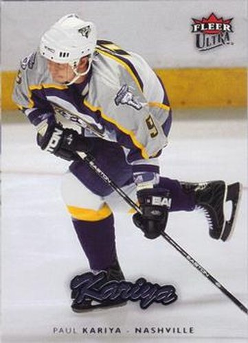 #112 Paul Kariya - Nashville Predators - 2006-07 Ultra Hockey