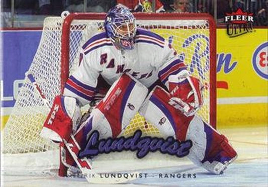 #127 Henrik Lundqvist - New York Rangers - 2006-07 Ultra Hockey