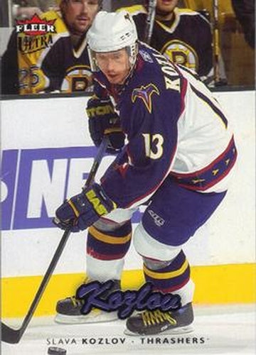 #12 Slava Kozlov - Atlanta Thrashers - 2006-07 Ultra Hockey