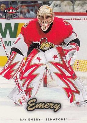 #139 Ray Emery - Ottawa Senators - 2006-07 Ultra Hockey