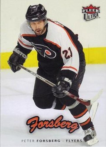 #140 Peter Forsberg - Philadelphia Flyers - 2006-07 Ultra Hockey