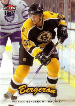 #14 Patrice Bergeron - Boston Bruins - 2006-07 Ultra Hockey