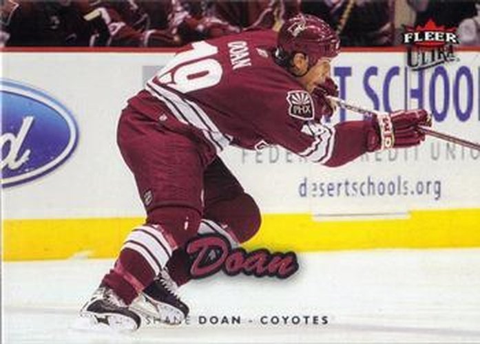 #151 Shane Doan - Phoenix Coyotes - 2006-07 Ultra Hockey
