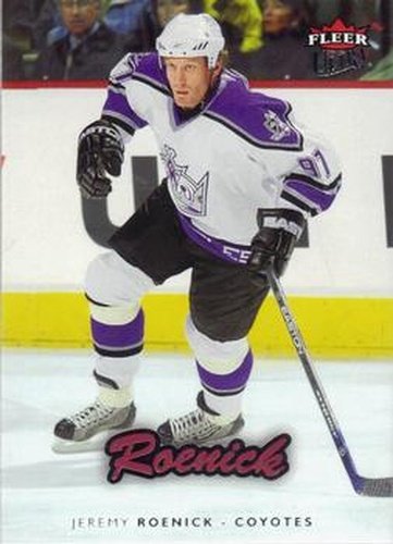 #153 Jeremy Roenick - Phoenix Coyotes - 2006-07 Ultra Hockey