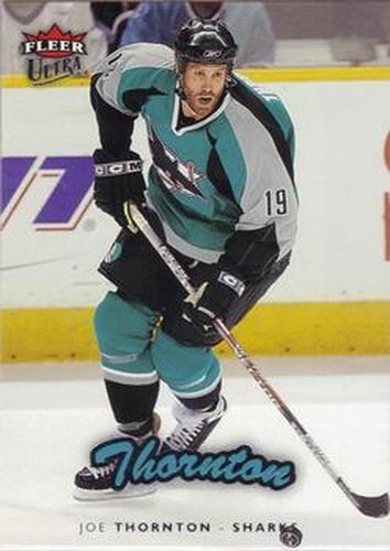 #161 Joe Thornton - San Jose Sharks - 2006-07 Ultra Hockey