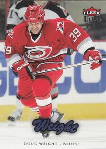 #169 Doug Weight - St. Louis Blues - 2006-07 Ultra Hockey