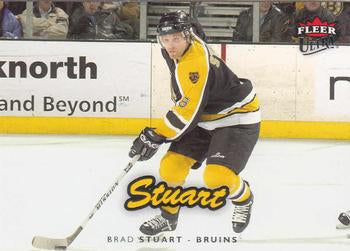 #17 Brad Stuart - Boston Bruins - 2006-07 Ultra Hockey