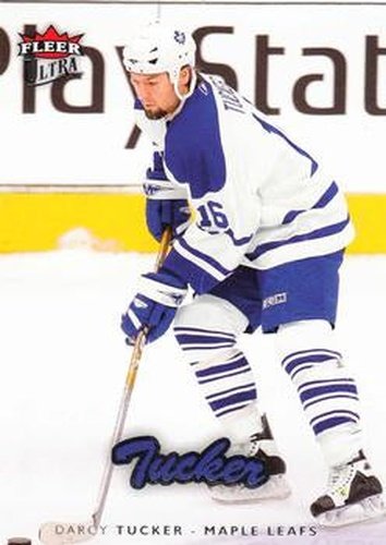 #185 Darcy Tucker - Toronto Maple Leafs - 2006-07 Ultra Hockey
