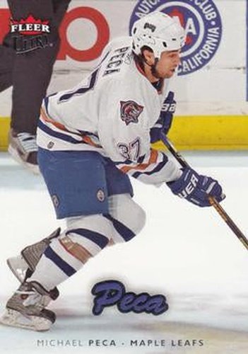 #187 Michael Peca - Toronto Maple Leafs - 2006-07 Ultra Hockey