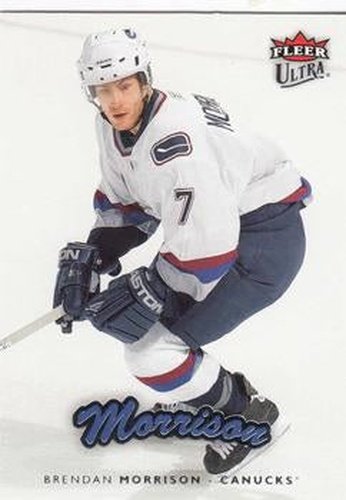 #192 Brendan Morrison - Vancouver Canucks - 2006-07 Ultra Hockey
