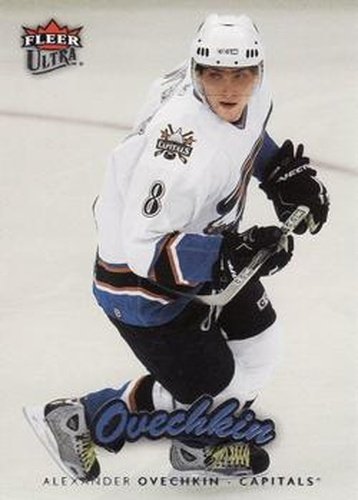 #196 Alexander Ovechkin - Washington Capitals - 2006-07 Ultra Hockey