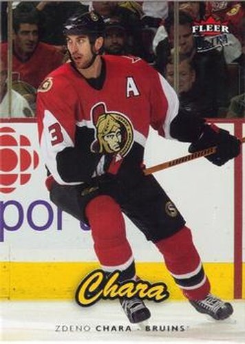 #20 Zdeno Chara - Boston Bruins - 2006-07 Ultra Hockey