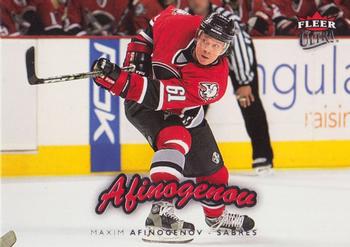 #23 Maxim Afinogenov - Buffalo Sabres - 2006-07 Ultra Hockey