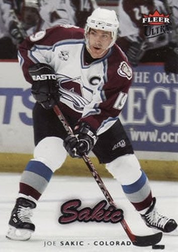 #49 Joe Sakic - Colorado Avalanche - 2006-07 Ultra Hockey