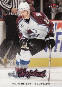 #50 Milan Hejduk - Colorado Avalanche - 2006-07 Ultra Hockey