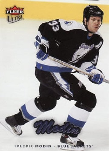 #55 Fredrik Modin - Columbus Blue Jackets - 2006-07 Ultra Hockey