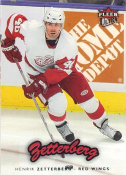#70 Henrik Zetterberg - Detroit Red Wings - 2006-07 Ultra Hockey