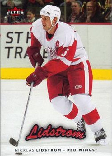 #71 Nicklas Lidstrom - Detroit Red Wings - 2006-07 Ultra Hockey
