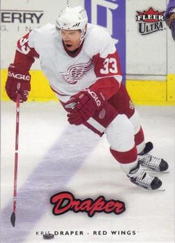 #74 Kris Draper - Detroit Red Wings - 2006-07 Ultra Hockey