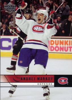 #104 Andrei Markov - Montreal Canadiens - 2006-07 Upper Deck Hockey