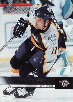 #109 David Legwand - Nashville Predators - 2006-07 Upper Deck Hockey
