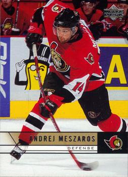 #137 Andrej Meszaros - Ottawa Senators - 2006-07 Upper Deck Hockey