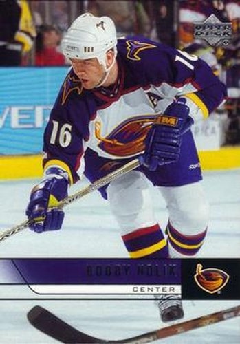 #13 Bobby Holik - Atlanta Thrashers - 2006-07 Upper Deck Hockey