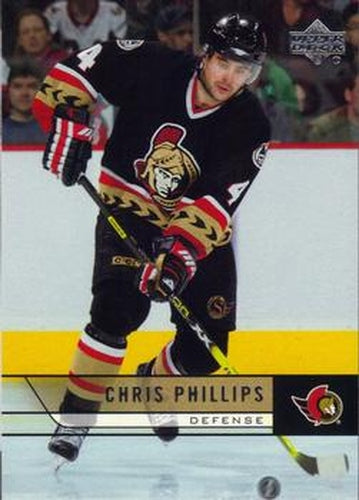 #141 Chris Phillips - Ottawa Senators - 2006-07 Upper Deck Hockey