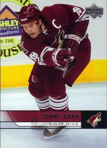 #149 Shane Doan - Phoenix Coyotes - 2006-07 Upper Deck Hockey