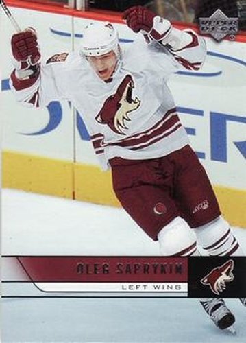 #153 Oleg Saprykin - Phoenix Coyotes - 2006-07 Upper Deck Hockey