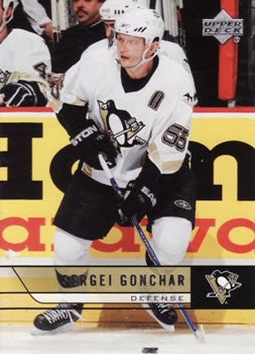 #158 Sergei Gonchar - Pittsburgh Penguins - 2006-07 Upper Deck Hockey