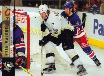 #160 Ryan Malone - Pittsburgh Penguins - 2006-07 Upper Deck Hockey