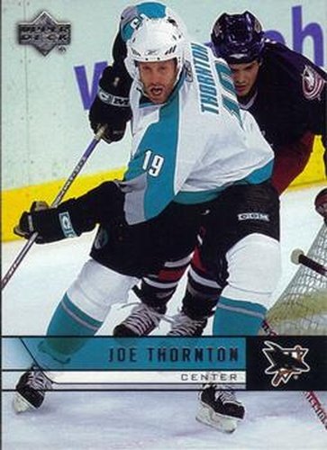 #161 Joe Thornton - San Jose Sharks - 2006-07 Upper Deck Hockey