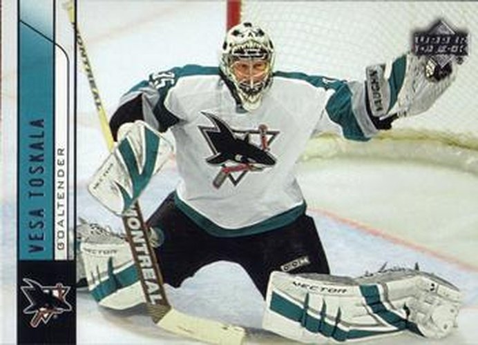 #162 Vesa Toskala - San Jose Sharks - 2006-07 Upper Deck Hockey