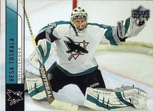 #162 Vesa Toskala - San Jose Sharks - 2006-07 Upper Deck Hockey