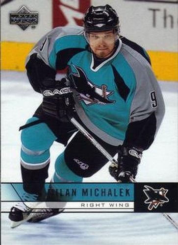 #163 Milan Michalek - San Jose Sharks - 2006-07 Upper Deck Hockey