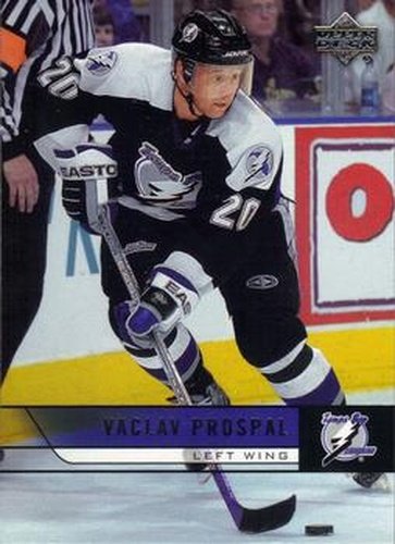 #175 Vaclav Prospal - Tampa Bay Lightning - 2006-07 Upper Deck Hockey