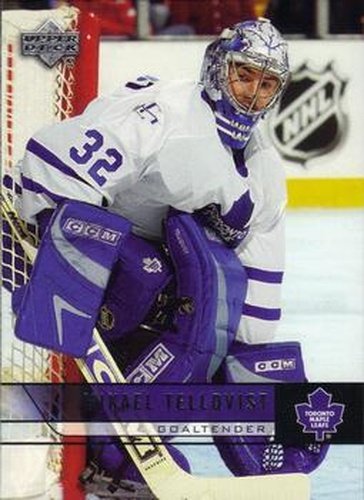#184 Mikael Tellqvist - Toronto Maple Leafs - 2006-07 Upper Deck Hockey
