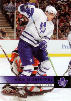 #186 Nikolai Antropov - Toronto Maple Leafs - 2006-07 Upper Deck Hockey