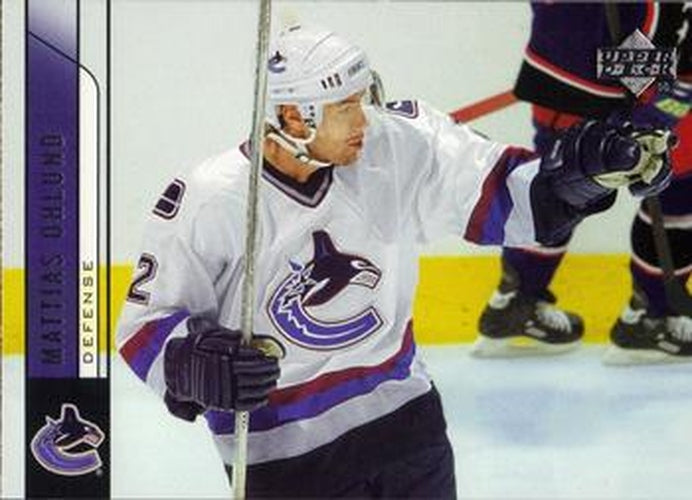 #190 Mattias Ohlund - Vancouver Canucks - 2006-07 Upper Deck Hockey