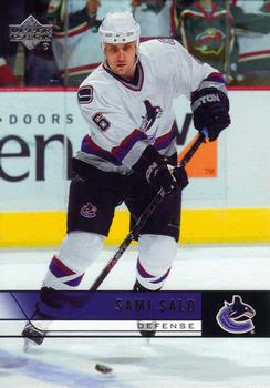 #193 Sami Salo - Vancouver Canucks - 2006-07 Upper Deck Hockey