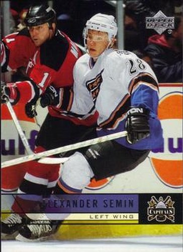 #198 Alexander Semin - Washington Capitals - 2006-07 Upper Deck Hockey