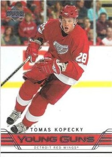 #211 Tomas Kopecky - Detroit Red Wings - 2006-07 Upper Deck Hockey