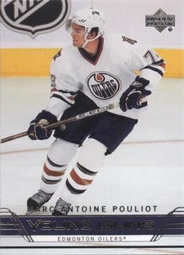 #212 Marc-Antoine Pouliot - Edmonton Oilers - 2006-07 Upper Deck Hockey