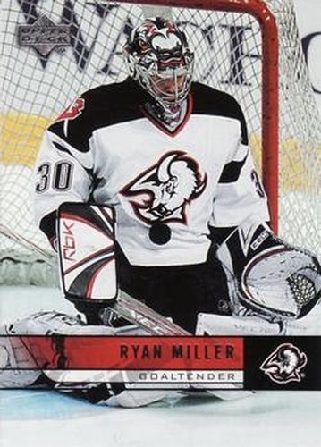 #21 Ryan Miller - Buffalo Sabres - 2006-07 Upper Deck Hockey