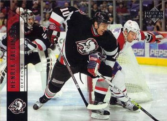 #24 Henrik Tallinder - Buffalo Sabres - 2006-07 Upper Deck Hockey