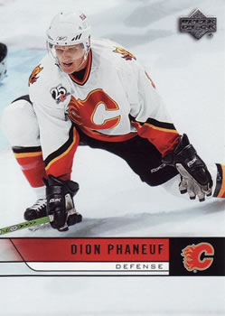#29 Dion Phaneuf - Calgary Flames - 2006-07 Upper Deck Hockey