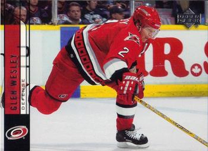 #38 Glen Wesley - Carolina Hurricanes - 2006-07 Upper Deck Hockey